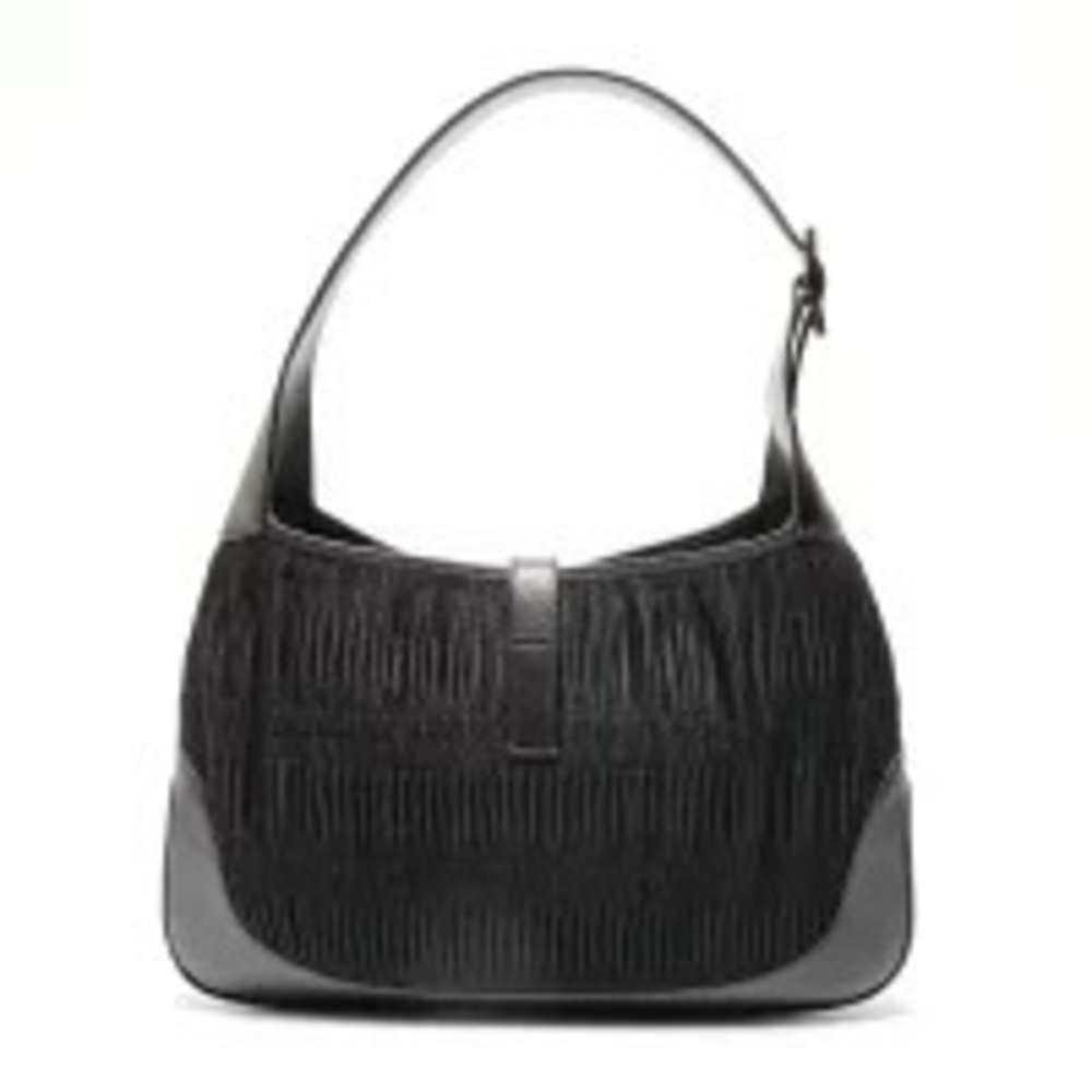 Gucci Hobo Jackie Black One Gathered Shoulder Bag